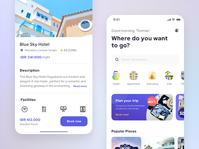 Brooms - Dashboard and Book Page (Light Mode) airbnb apartement book booking booking apps holiday home finder homestay hotel book hotel booking hotel management hotels ios mobile app mobile design traveling trips ui ui kit ux vacation