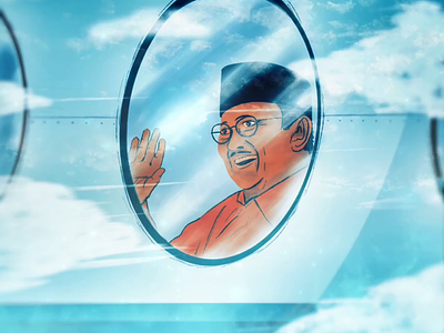 Farewell 3rd President of Indonesia B. J. Habibie aviation condolence country crack famous figure genius germany habibie hero illustration indonesia inspiration nation president rip science smart technology