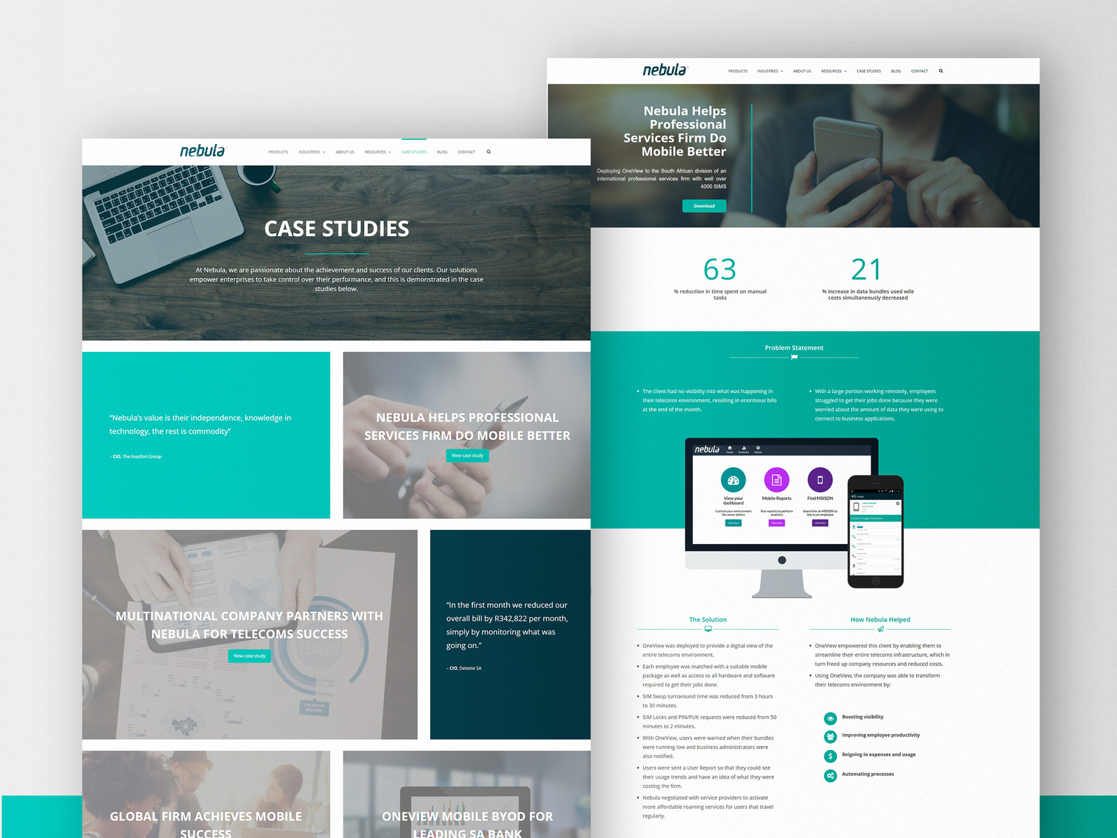 case study design pages