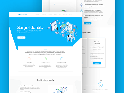 Surge Identity Product Page