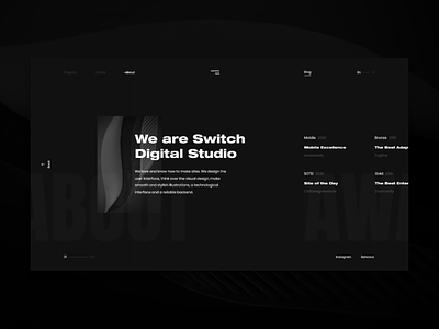 Switch Digital Studio - About Page
