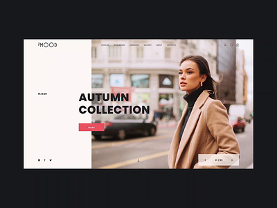 2mood store animation black clean dark design graphic interface main minimalism mobile mood motion page photo site slide ui ux web white