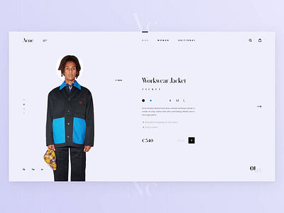 Acne menu acne animation blue clean clothes dark design graphic hamburger hamburger menu minimalism motion shop site store typographic ui ux web white