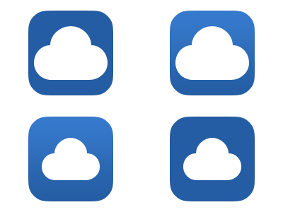 With which app icon I should go? app app development app icon cloudie flat design icon design ios 7