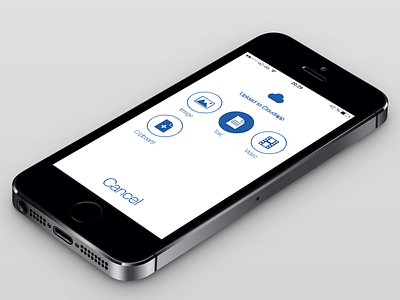 Action- and Upload View Redesign app app design interface desgin ui ux