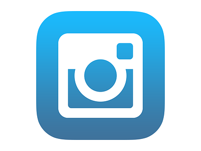 Instagram Icon for iOS 7 app icon flat design icon design instagram ios 7