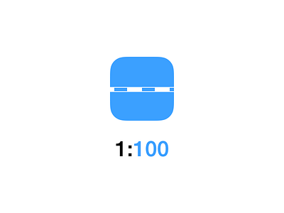 1:100 App Icon