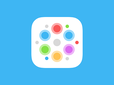 Puzzle Game – App Icon Concept app icon blue colorful game green icon design purple puzzle red ux design yellow