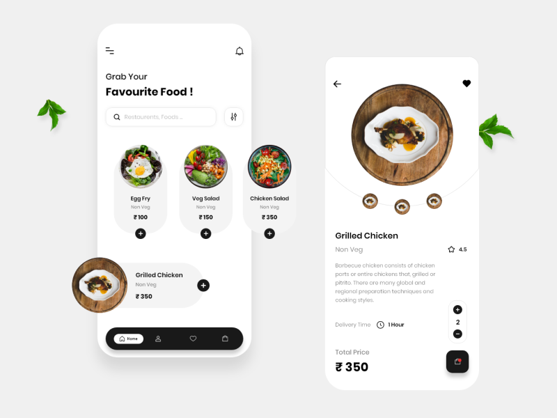 Food Court by Rahul Nandanan on Dribbble