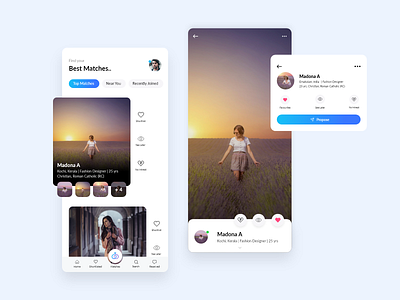 Matrimony App  |  UI Design