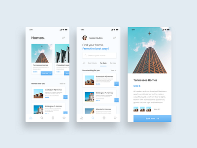 Homes app design