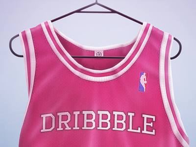 Dribbble Vest Icon / Invite Contest basketball cotton dribbble fabric hanger icon label nba pink shirt vest