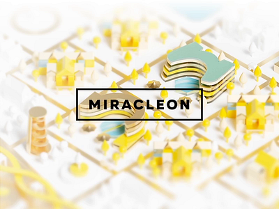 Website development for Miracleon 3d 3d city 3d map animation area branding design development gold golden illustration motion resort ruport ui web
