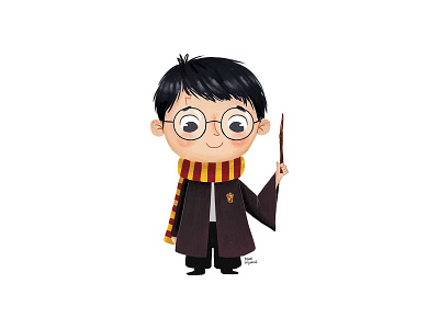 Little Harry Potter by Auvrea Illustration on Dribbble