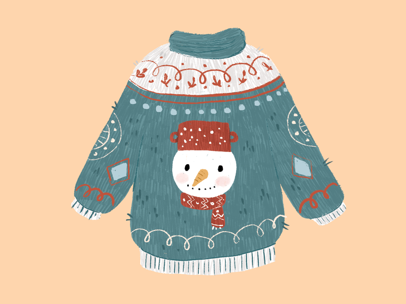 Christmas sweater by Bojana Stojanovic on Dribbble