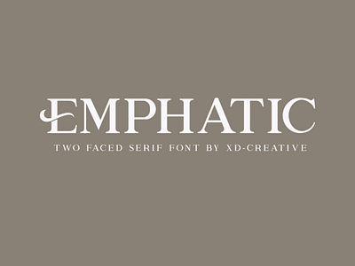 Free | Emphatic Modern Serif