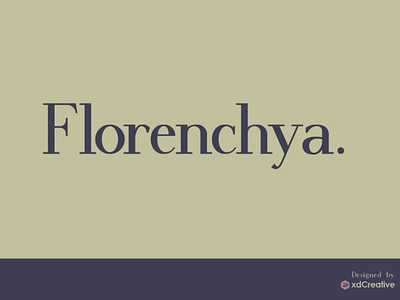 Florenchya branding elegant fashion font graphic handwritten lettering letters logo luxury modern script serif text type typeface typography