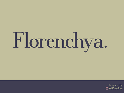 Florenchya branding elegant fashion font graphic handwritten lettering letters logo luxury modern script serif text type typeface typography