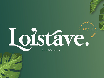 Loistave - Modern and Classy Serif branding elegant fashion font lettering modern serif font typeface typography wedding