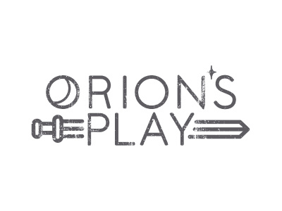 Orion's Play branding logo minimal