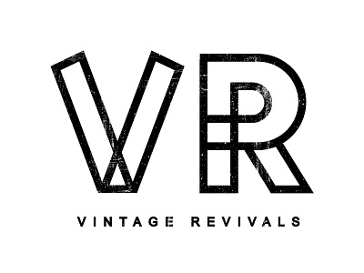 Vintage Revivals blogger branding design diy logo marketing minimal small business