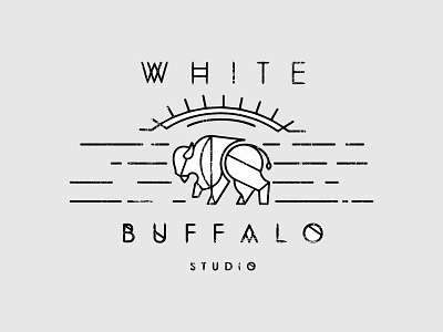 White Buffalo Studio blogger branding design diy logo marketing minimal small business