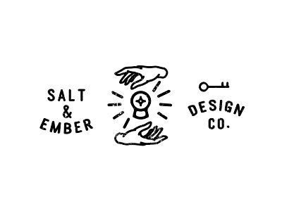 Salt And Ember branding icon logo minimal small business