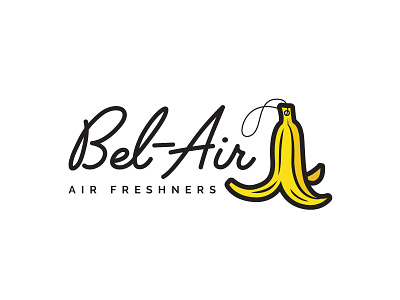 Bel-Air Air Freshners branding icon line logo minimal