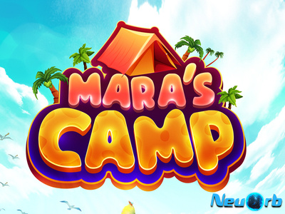 Mara's Camp adobe illustrator app background design game design illustration logo typography ui ux vector
