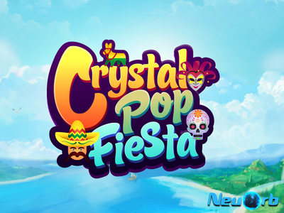 Crystal Pop Fiesta icon vector ui ux typography app logo illustration game design background design adobe illustrator