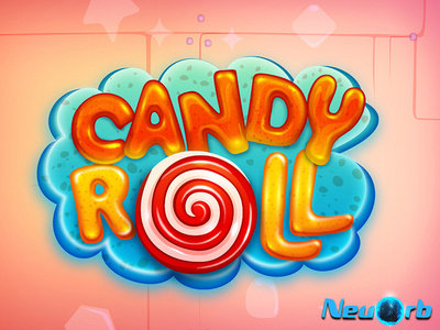 Candy Roll adobe illustrator android app background design branding design game design icon illustration ios logo typography ui ux vector
