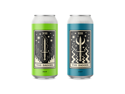 Tarot Rejects beer beer can beer label cans craft beer illustration packaging pnw tarot cards