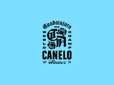 Canelo Badge badge badgedesign boxing branding canelo illustration logo mexico monogram sports typogaphy