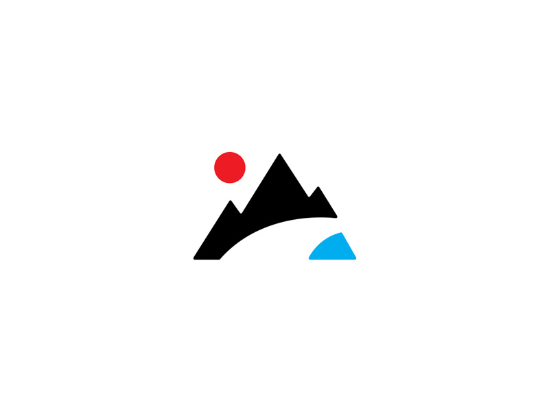 Minimal Camping Scene minimal branding logo pnw tent outdoor camping