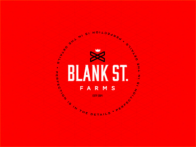 Blank St. Farms branding farm logo marijuana minimal oregon pnw pot farm