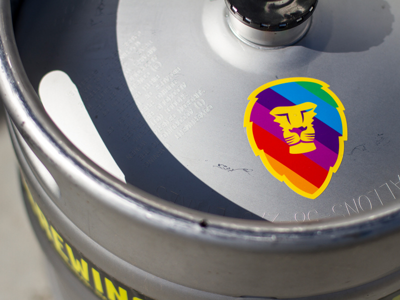 Aslan Pride lion pride month beer craft beer