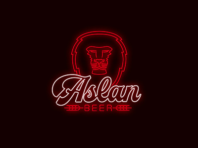Retro Neon beer beer branding bellingham brewery craft beer logo neon sign retro