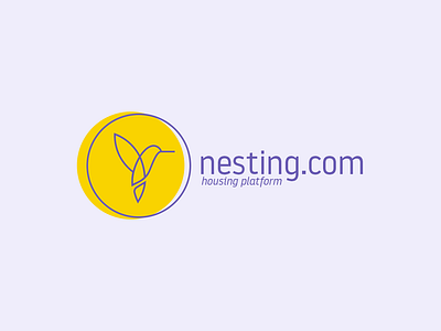 Nesting.com Mockup Logo app icon illustration logo type vector web