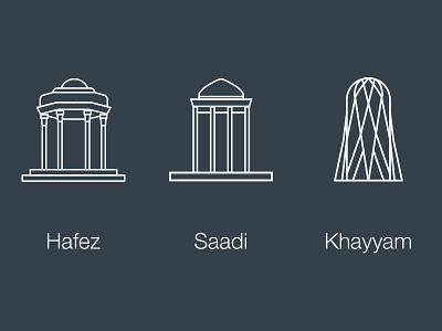 Some of iran's poets tombs hafez icon iran khayyam poet saadi tomb