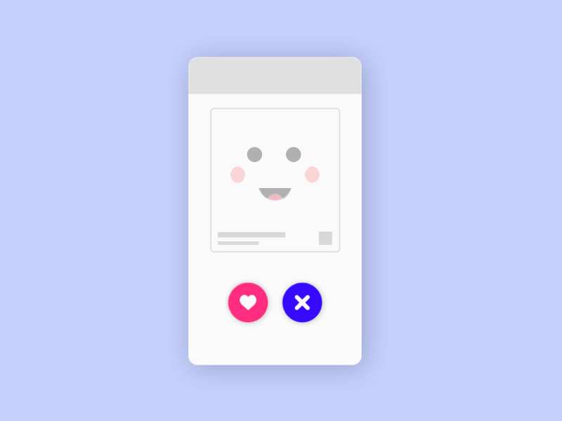 MicroInteraction - Swipe 2d 2d animation animation gif interaction design microinteraction principle sketch tinder ui ui ux