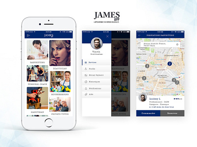 JAMES creative creative design design mobile app design mobile apps ui ux vivekapppdesign
