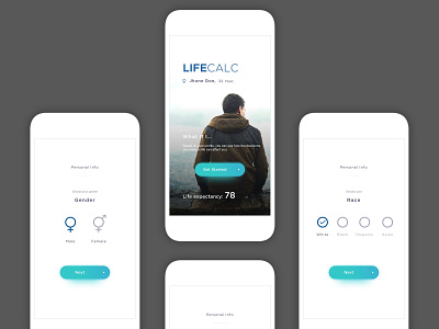 Lifecalc app design app development creative creative design design mobile app design mobile apps ui ux vivekappdesign