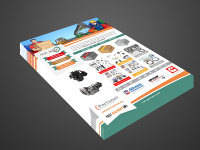 Portunus Port Spares and Services brochure design creative creative design design graphic design graphics illustration vivekgraphicdesign