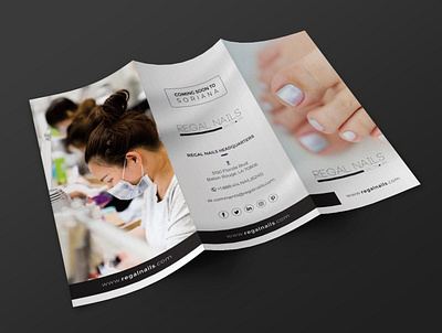 Regal Nails Salon Spa LLC banner design brochure design coreldraw creative creative design design designer flyer design graphic design graphics illustration photoshop typography vivekgraphicdesign