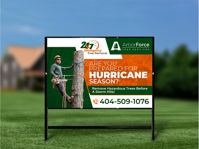 ArborForce Tree Services banner banner design brochure design coreldraw creative creative design design flyer design graphic design graphics illustration leaflet design photoshop poster design signage typography vivekgraphicdesign