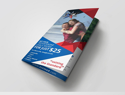 Testosterone Centers of Texas brochure design catalogue design creative creative design design flyer design graphic design graphics illustration illustrator leaflet design photoshop typography vivekgraphicdesign