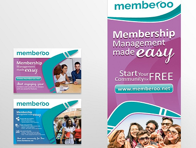 Memberoo banner design brochure design coreldraw creative creative design design flyer design graphic design graphics illustration illustrator photoshop signage typography vivekgraphicdesign