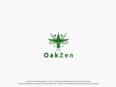 OakZen branding coreldraw creative creative design design designer digital signature icon illustration illustrator logo logo design photoshop vector viveklogodesign