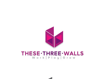 These Three Walls coreldraw creative creative design design designer digital signature icon illustration illustrator logo logo design photoshop vector viveklogodesign