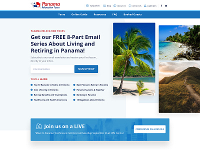 Panama Relocation Tours coreldraw creative creative design css design design art designer graphics html illustration illustrator photoshop ui ux vivekwebsitedesign web design web development websites wordpress